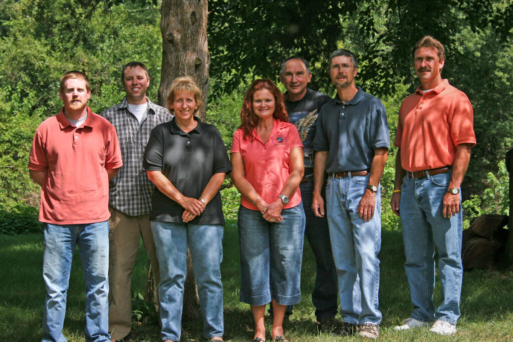 Seven staff members from 2008.